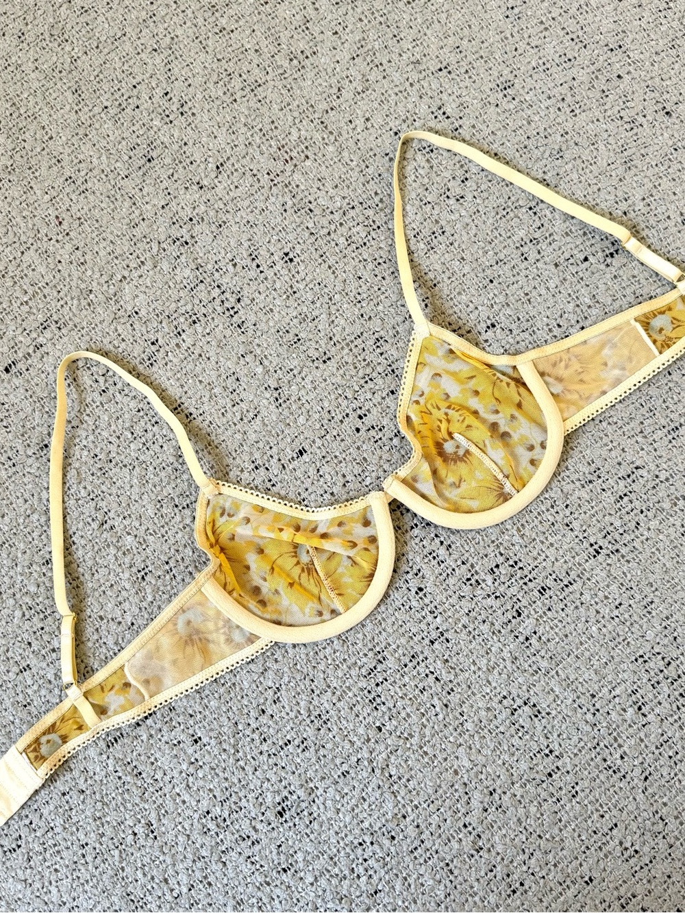 Urban Outfitters Sunflower Mesh Bra 34B - Picture 6 of 6